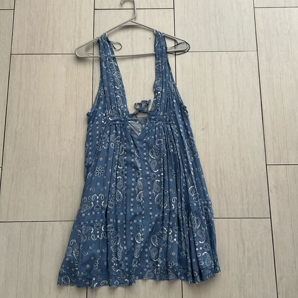 Blue sundress